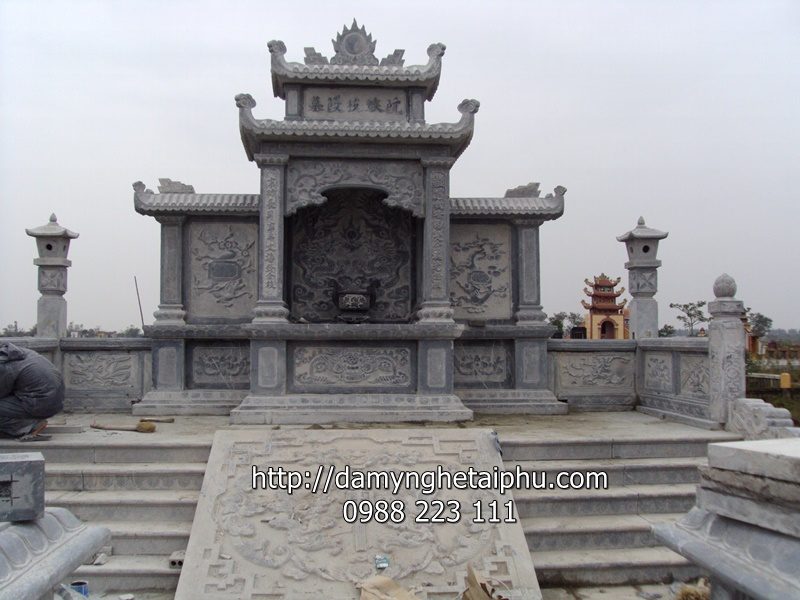 Lăng mộ đá 6 - mẫu lăng mộ đẹp