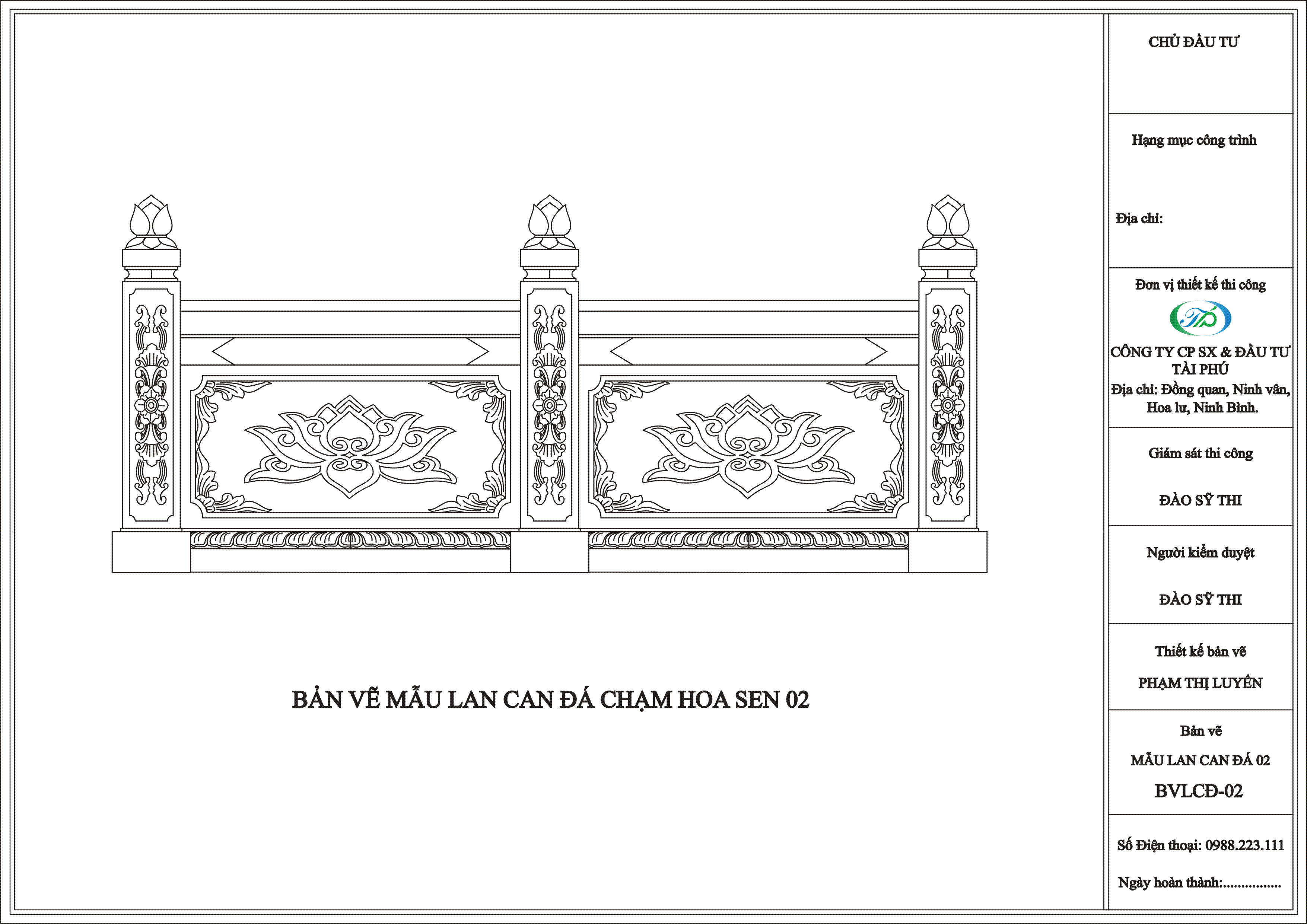 Thiết kế kiến trúc Lăng mộ dòng họ mẫu số 01