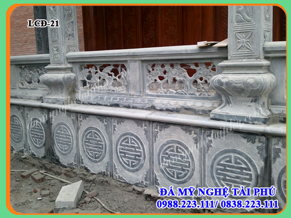 Lan can đá đẹp cho chạm thủng 21
