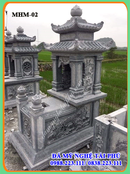 Mộ đá đẹp, mộ đá hai mái