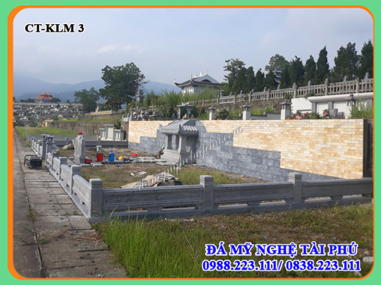 Hoàn thiện Khu mộ đá tại Công viên nghĩa trang Lạc hồng viên - Hòa Bình