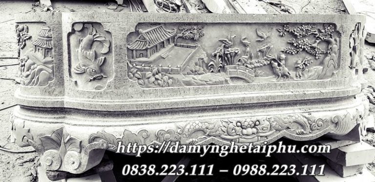 Chi tiet Hoa Van Son Thuy Huu Tinh cua Be Da Canh Tai Phu