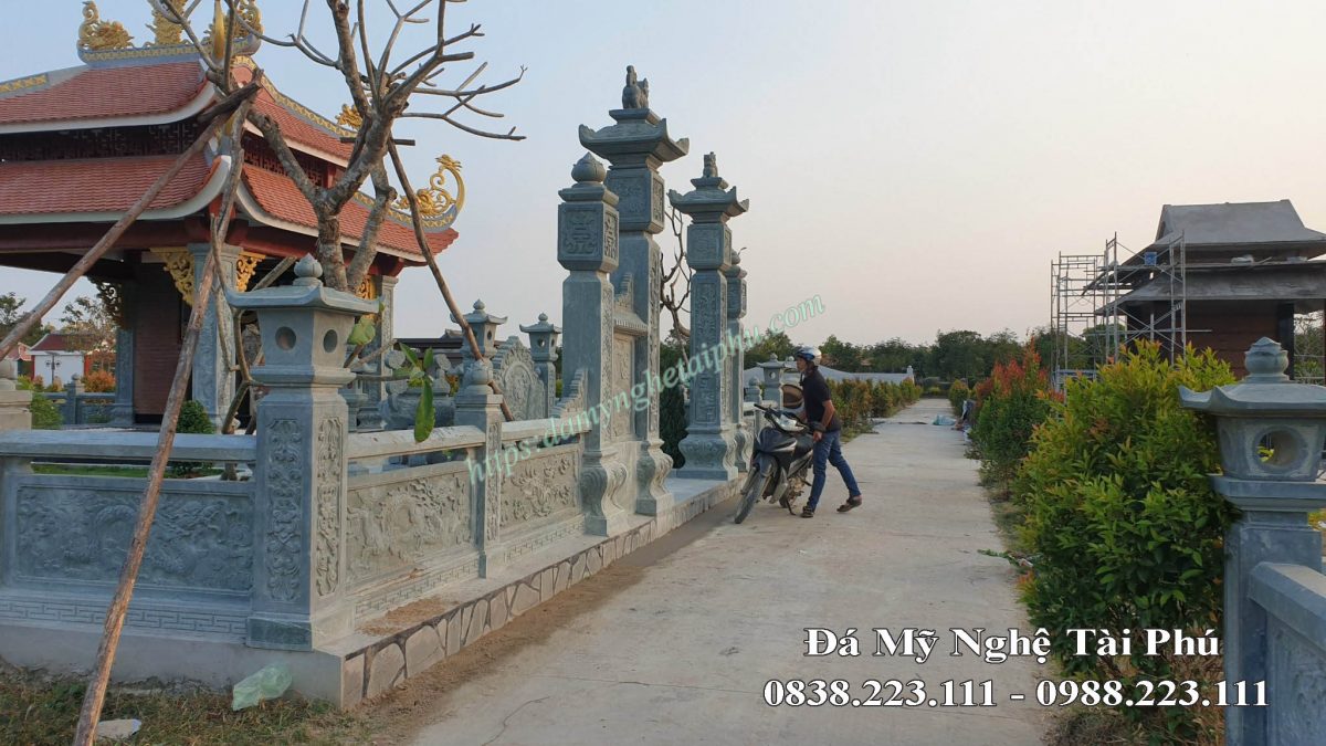 Công trình lắp đặt Khu lăng mộ đá tại nghĩa trang Hoa Viên Bình An - Long Thành, Đồng Nai..